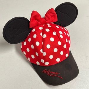 3/$20 Minnie Mouse Polka Dot baseball cap with Ear’s